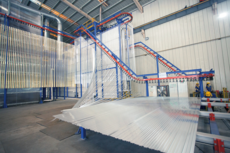 Aluminum Profiles Vertical Powder Coating Line